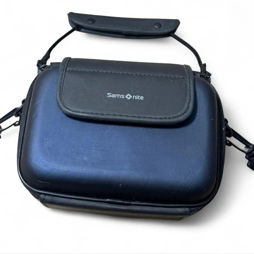 Samsonite Hard Case Shell Mini Crossbody / Travel Organizer Camera Bag‎